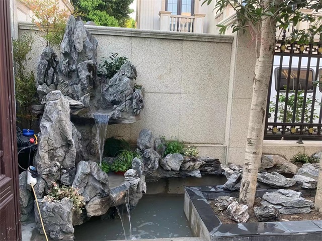 许昌庭院假山鱼池的方位